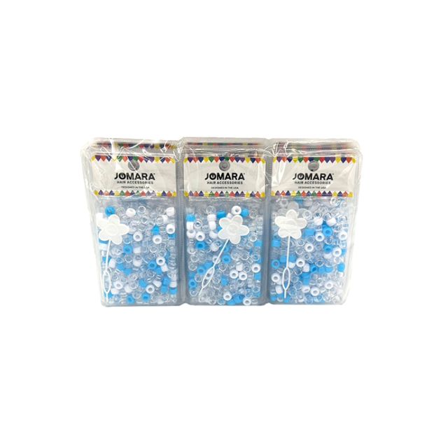 Plastic Bead Small Blister Assorted by Jomara JMR-52927
