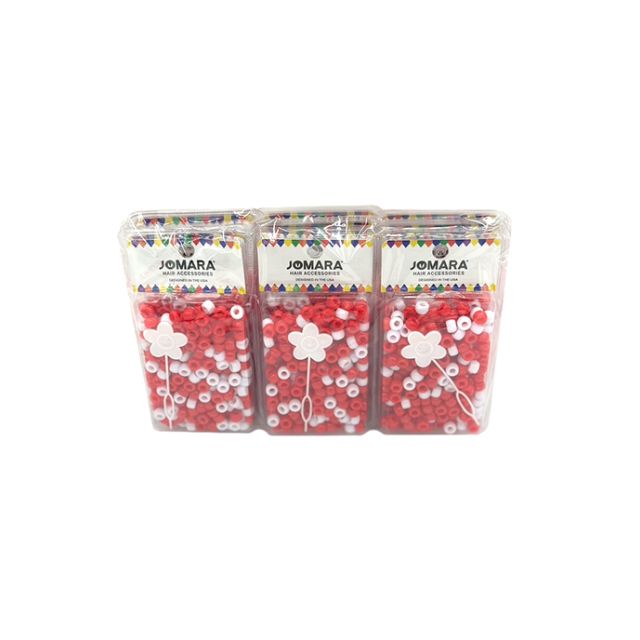 Plastic Bead Small Blister Assorted by Jomara JMR-52928