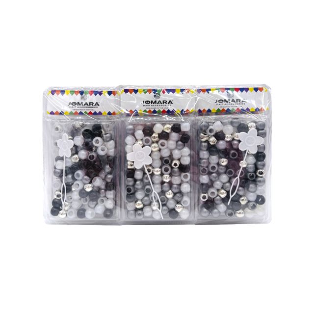 Plastic Bead Big Blister Assorted by Jomara JMR-52955