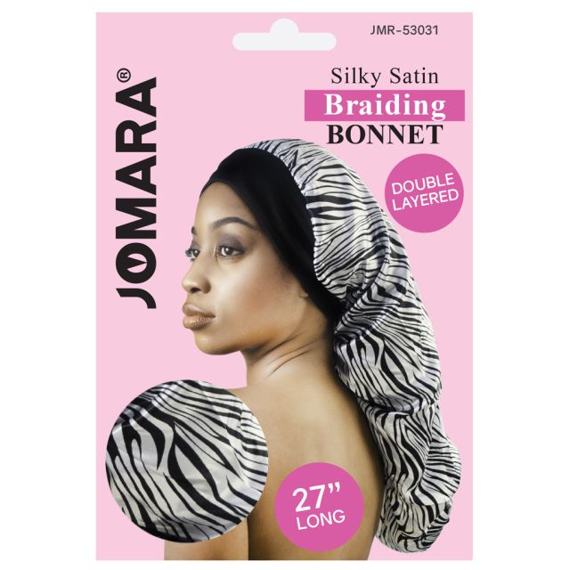 Silky Satin Braiding Bonnet Design by Jomara JMR-53031