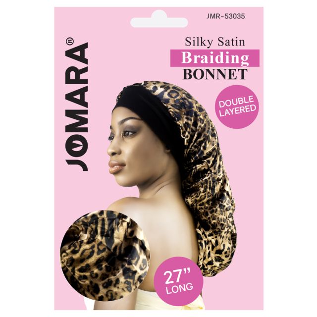 Silky Satin Braiding Bonnet Design by Jomara JMR-53035