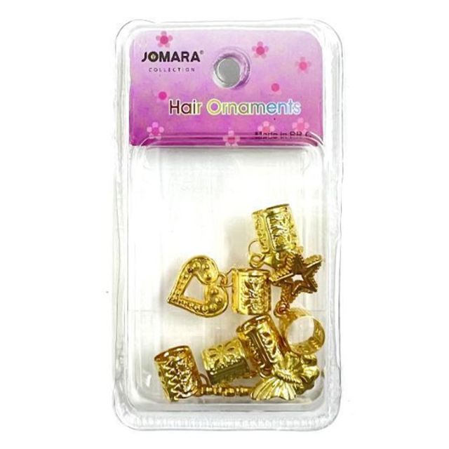 Hair Ornament Braid Ring Gold by JOMARA