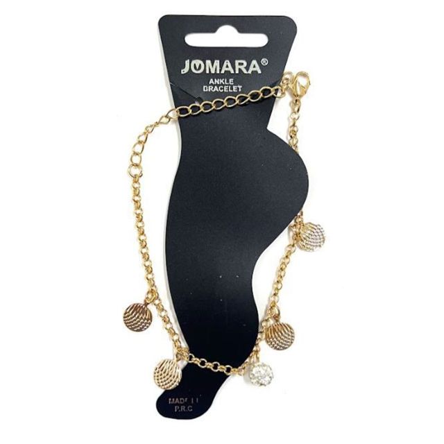 Ankle Bracelet-Gold by Jomara  JMR-80093