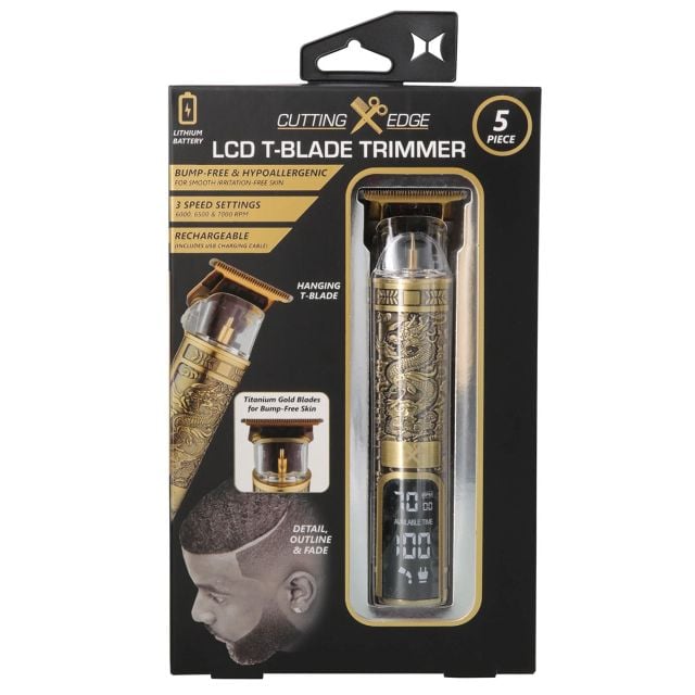 Cutting Edge Lcd T-Blade Trimmer Dragon Print