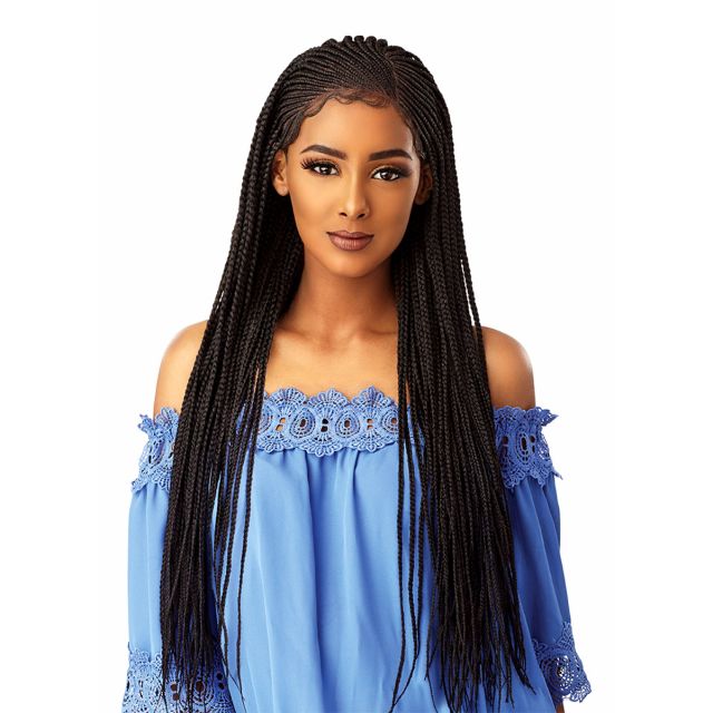 Sensationnel Cloud9 13X5 Braided Wig - Side Part Cornrow