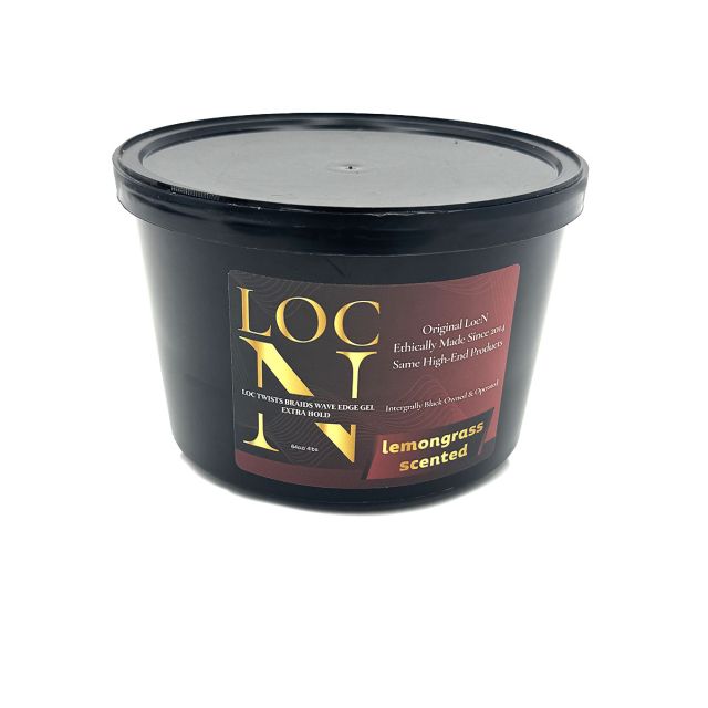 Loc N Loc Twists Braids Wave Edge Gel Lemongrass Scented 64 oz