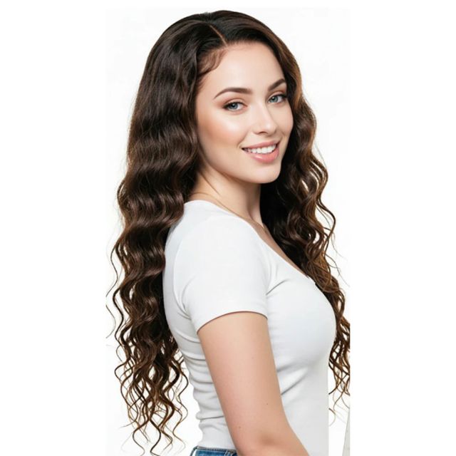 Lumi Human Hair Bouncy Body Wave 7Pcs Clip On Extensions