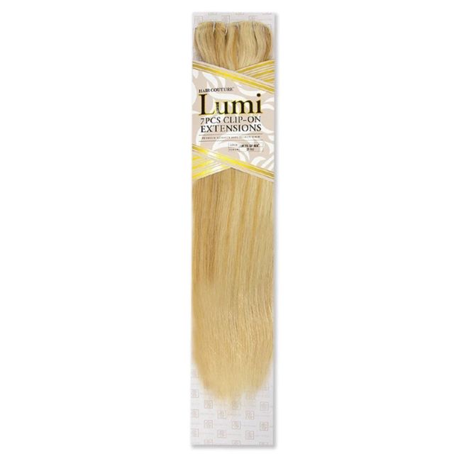 Lumi Human Hair Straight 7Pcs Clip On Extensions