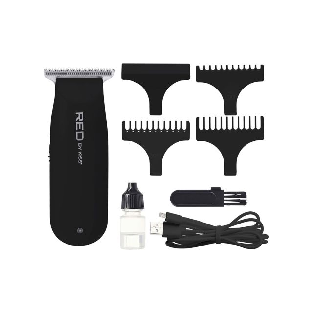 Red By Kiss Cordless Mini Trimmer Black CT08