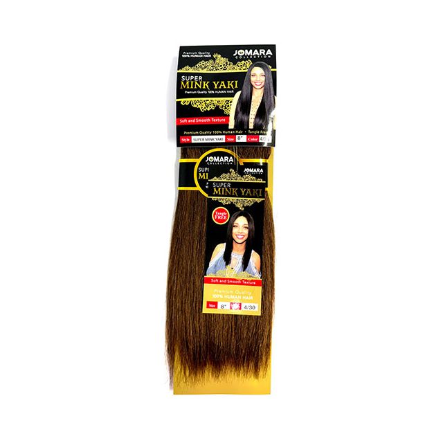 Premium Quality 100% Human Hair Super Mink Yaki by Jomara MINK