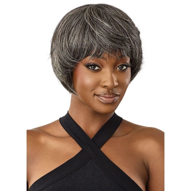 Outre Fab & Fly Gray Glamour Human Hair Muriel Wig