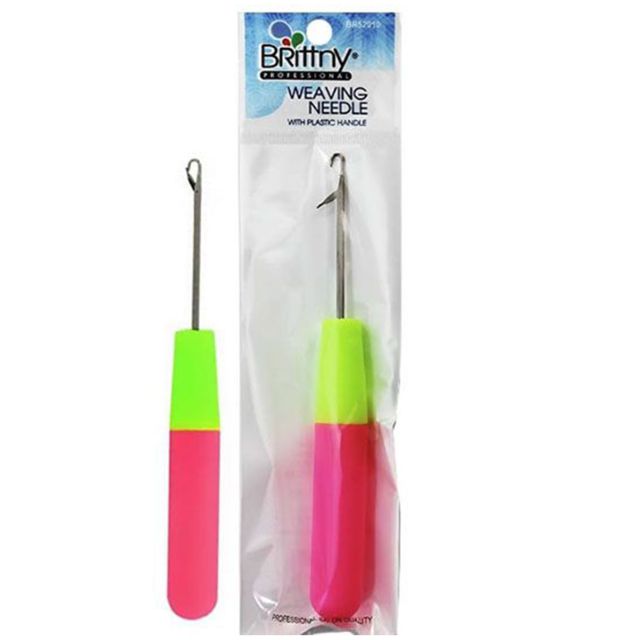 Pink Weaving Crochet Needle by Brittny (BR52010)