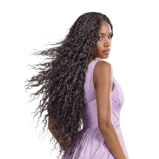 Sensationnel Premium Too Human Hair Ocean Wave Feather Crochet