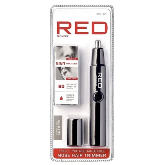RED BY KISS Cordless Nose Hair Trimmer
