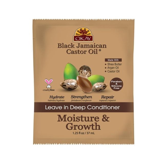 Black Jamaican Castor Oil Leave In Deep Conditioner (1.25oz) by Okay