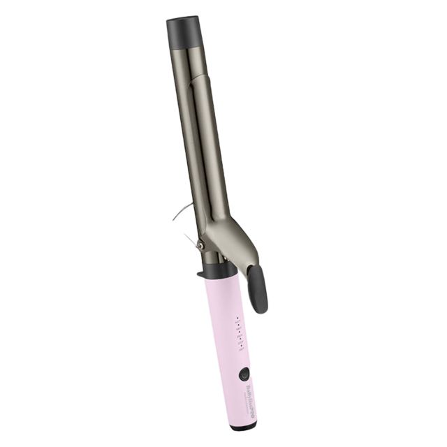 BabylissPro Nanotitanium Pink Extended-Barrel Curling Iron 1.25"-Limited Edition-BNTW125XLPK