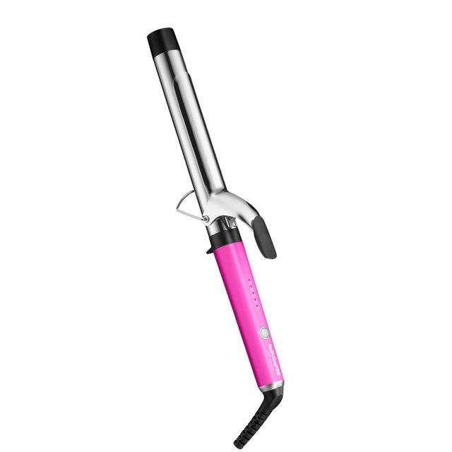 BabylissPro Nano Titanium The Extended-Barrel Curling Pink Iron 1 1/4 " -Limited Edition BNTW125XLHP