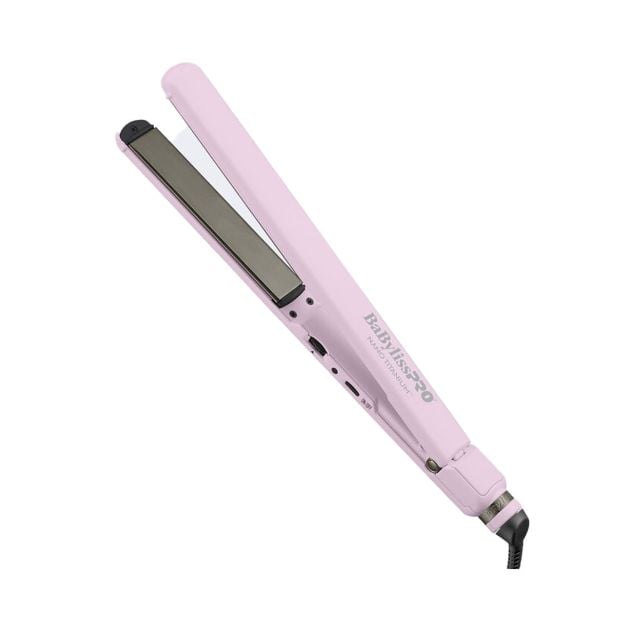 BabylissPro Nano Titanium Pink Ultra-Thin Flat Iron 1"-Limited Edition-BNT4072TPK