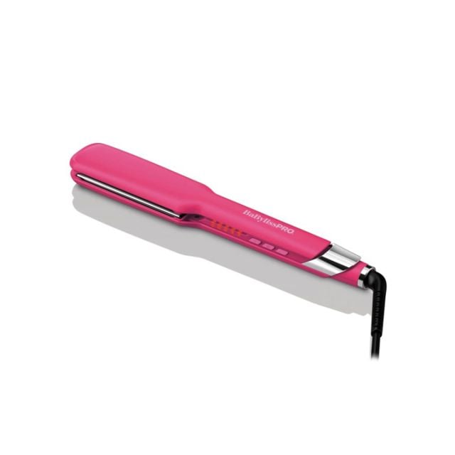 BabylissPro Nano Titanium The Ultra Sleek Pink Straightening Iron 1.5"-Limited Edition BNT131THP