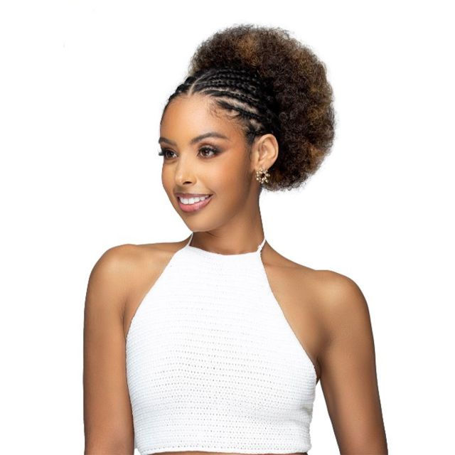 Miss Origin Afro Pom Large Bun Style