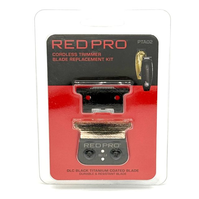 RED PRO Cordless Trimmer Blade Replacement Black Kit PTA02