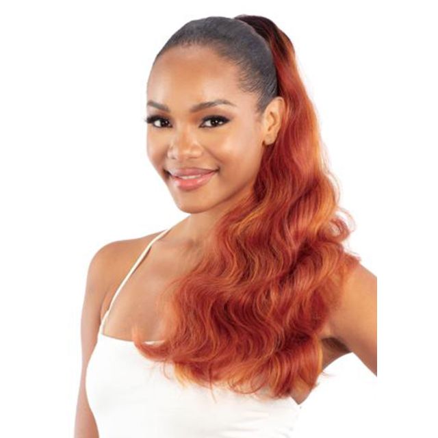 Que Human Hair Drawstring Ponytail Q-Body Wave 20"