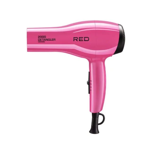 2000 Detangler Ceramic Hair dryer (Pink) by Kiss BD12