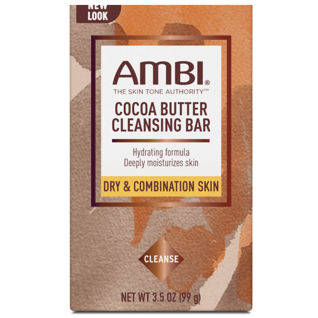 Ambi Cocoa Butter Cleansing Soap Bar For Dry & Combination Skin 3.5oz