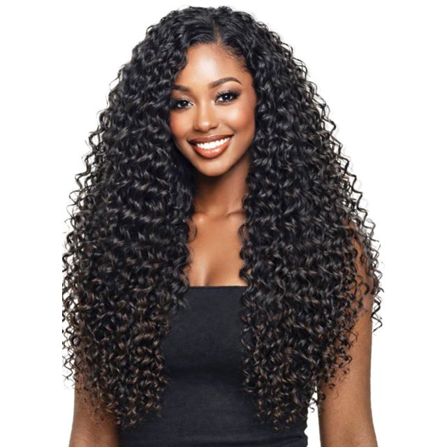 Bobbi Boss Human Hair Seamless Crochet Deep Wave 20"