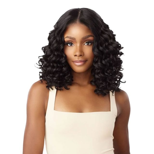 Sensationnel Y-Part Kinky Spiral Curl 14" Glueless Lace Wig