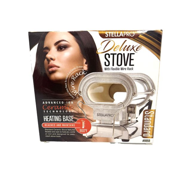StellaPro Deluxe Ceramic Stove With Flexible Wire Rack
