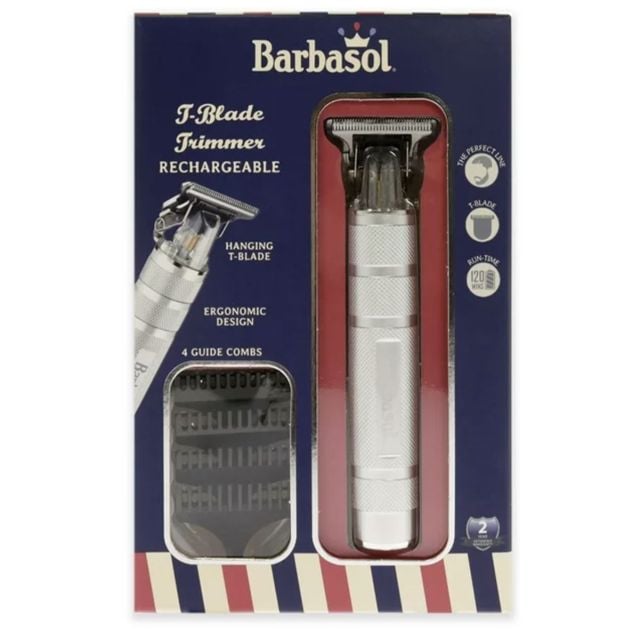 BARBASOL T-Blade Rechargeable Trimmer CBT1-6002-SLV