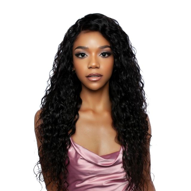 HD Lace Front Wig Glueless 13X4 Deep Wave 28" by Trill TRE2115