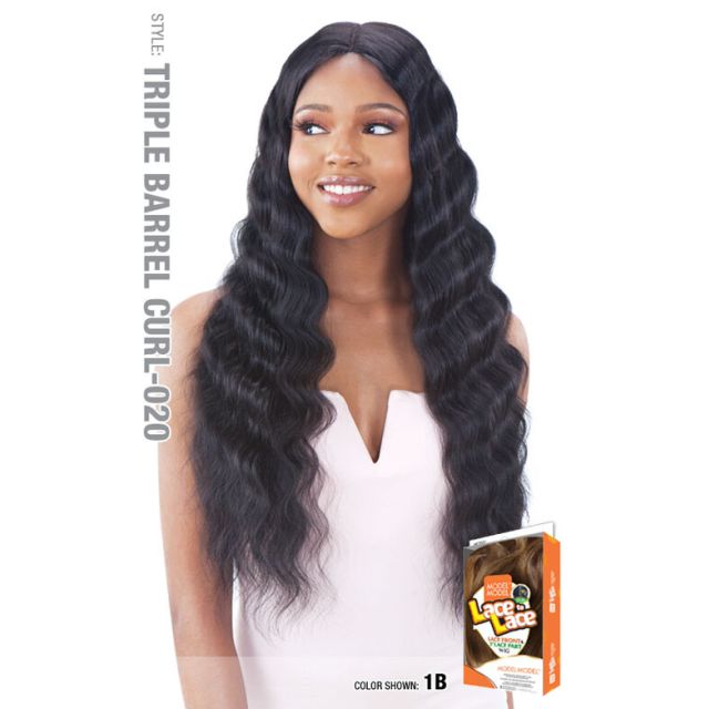 Model Model Triple Barrel Curl-020 Lace Wig