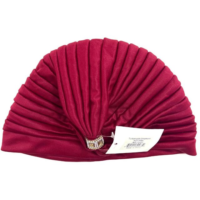 Turban With Ornament HOTPINK by JOMARA