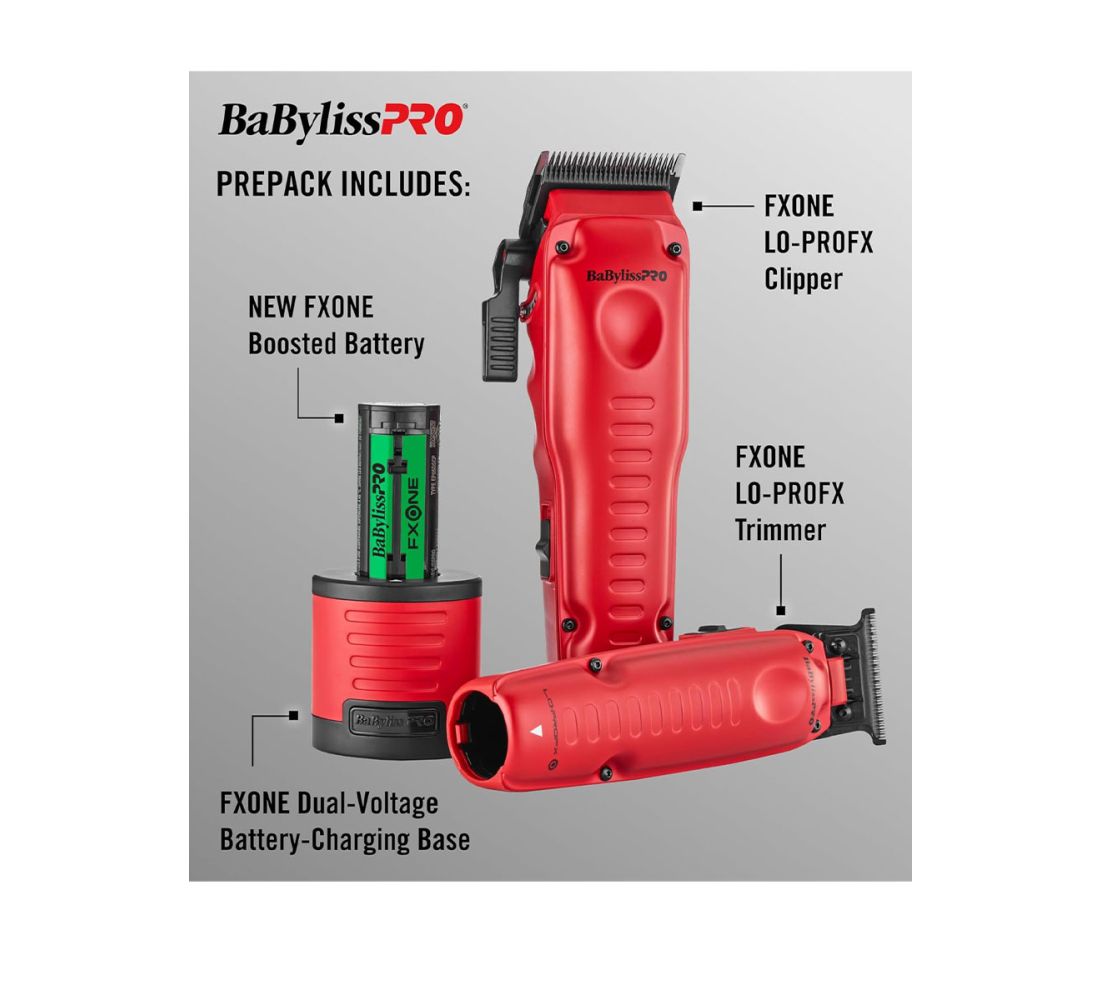 BaBylissPRO 限定バリカン トリマーセット レッド