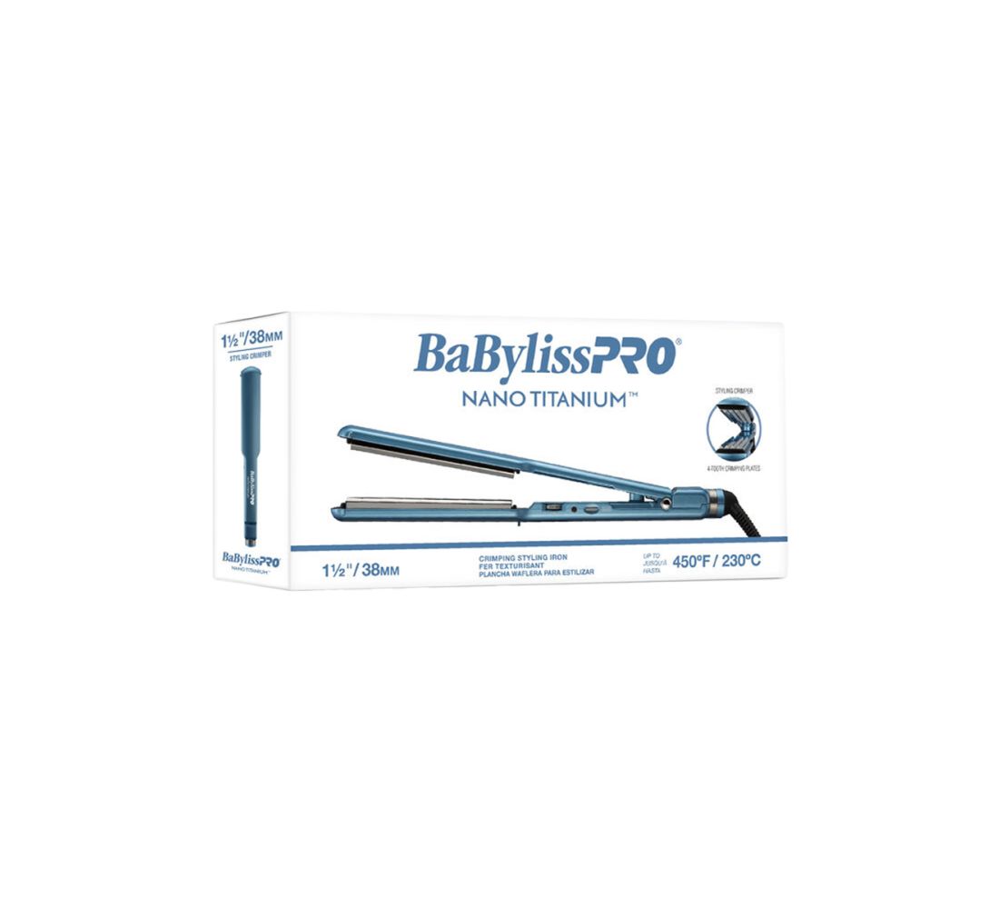 Nano Titanium Large Crimper by BABYLISS PRO BNTCRL3073TUC Joes Beauty