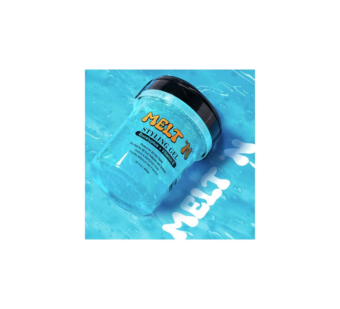 Melt'n Eucalyptus + Vitamin E Styling Gel (16 oz) by Ebin New York