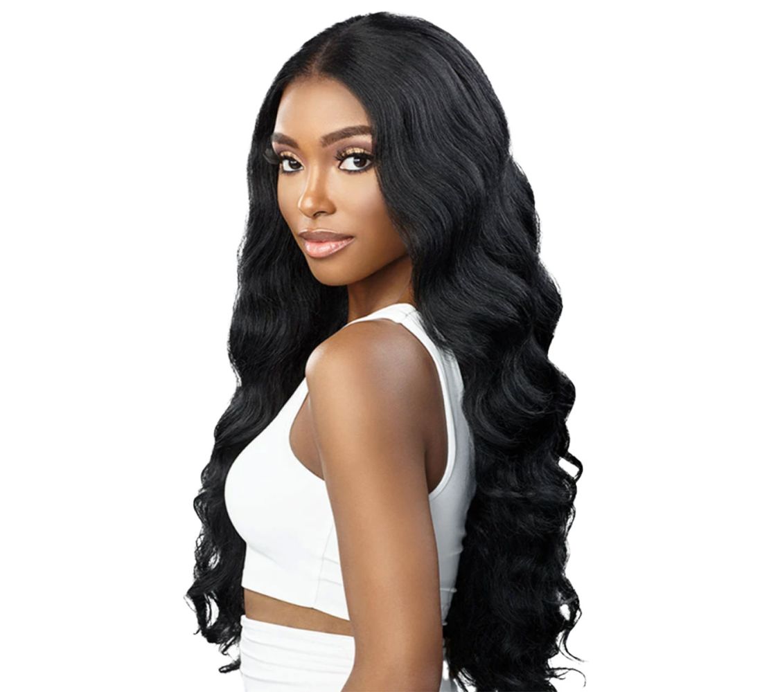 26’ Human&synthetic blend lock Lace outlets front wig