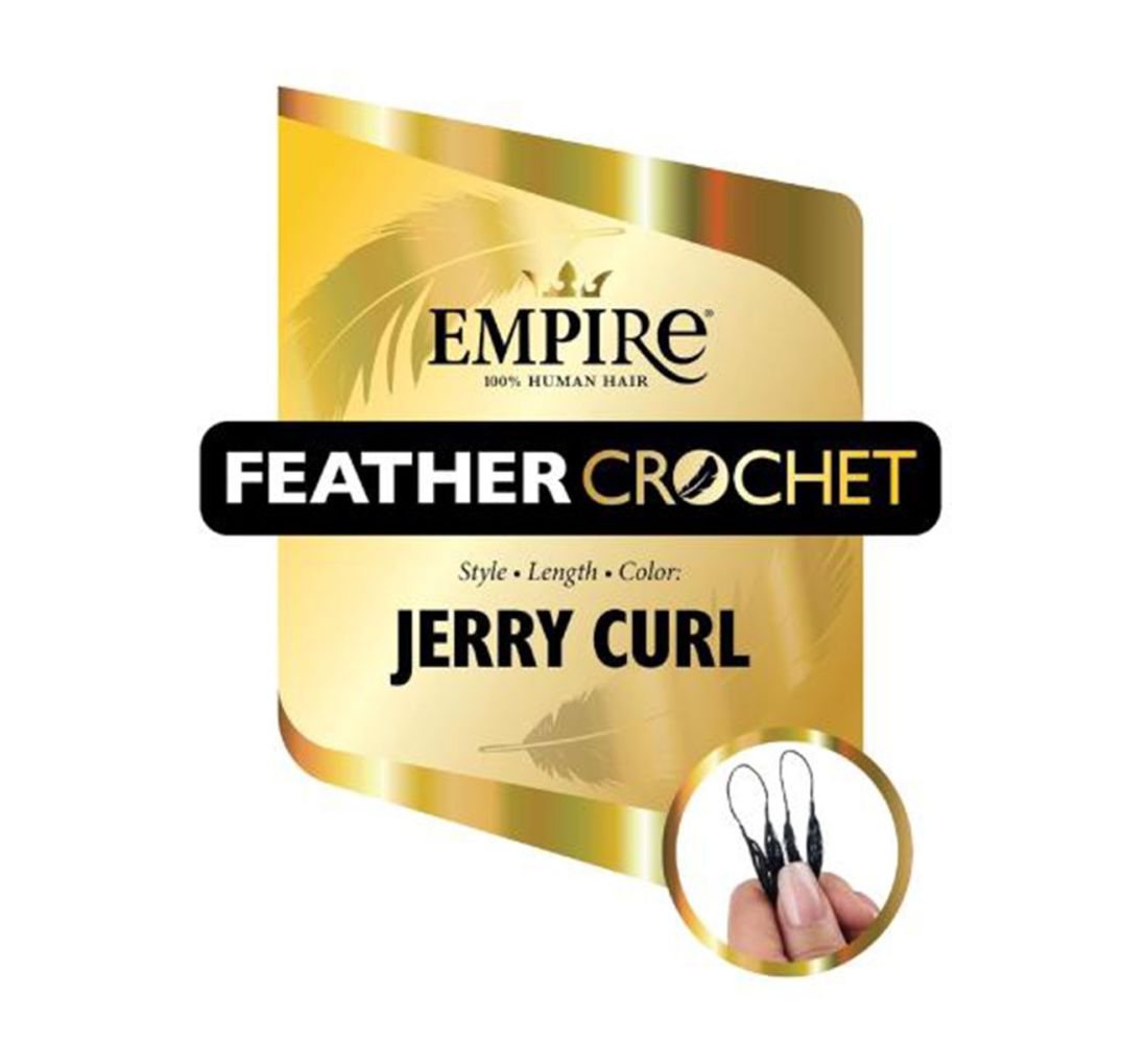 Empire Human Hair Jerry Curl Feather Crochet Braids | Joes Beauty