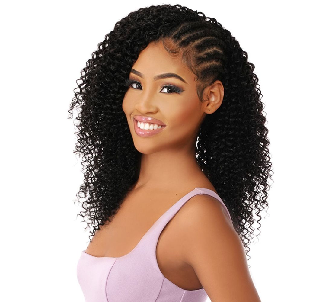 Soprano Feather Miracle Knots Human Hair Crochet Jerry Curl 18