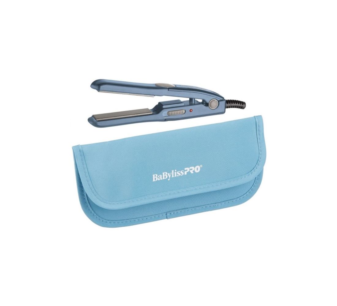 Babylisspro mini straightening iron with travel pouch online