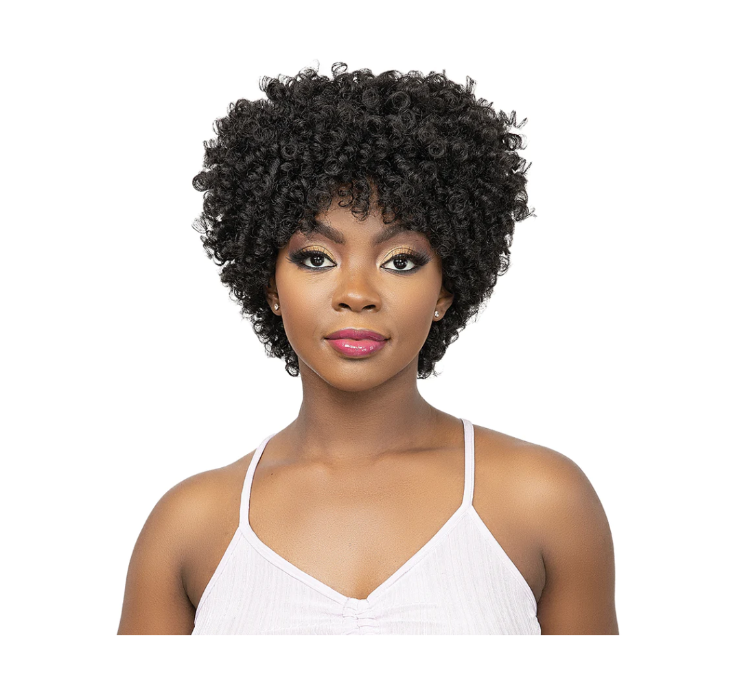 Afro Fiby Natural Curly Wig by Janet NA AFROFIBY Joes Beauty