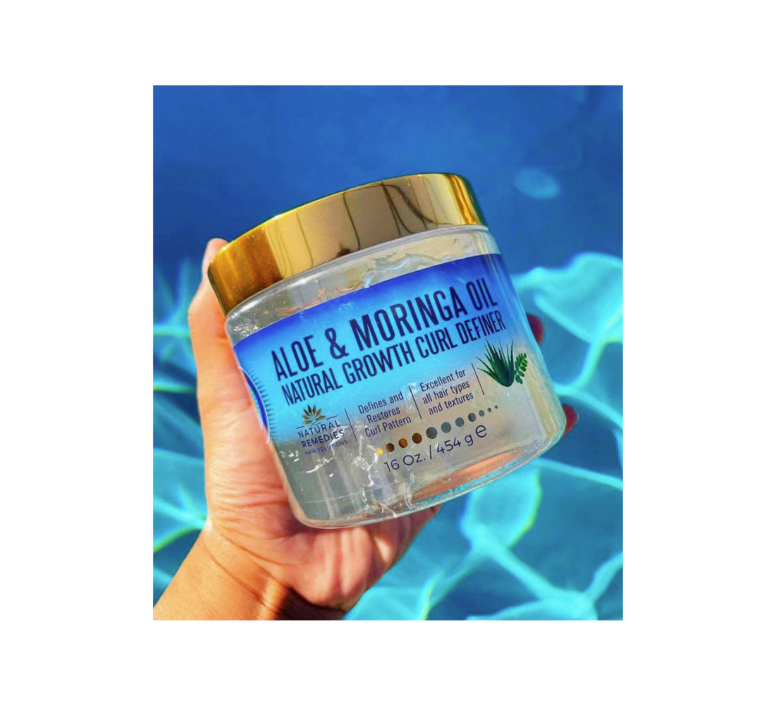 Aloe & Moringa Oil Natural Growth Curl Definer (16 OZ) by