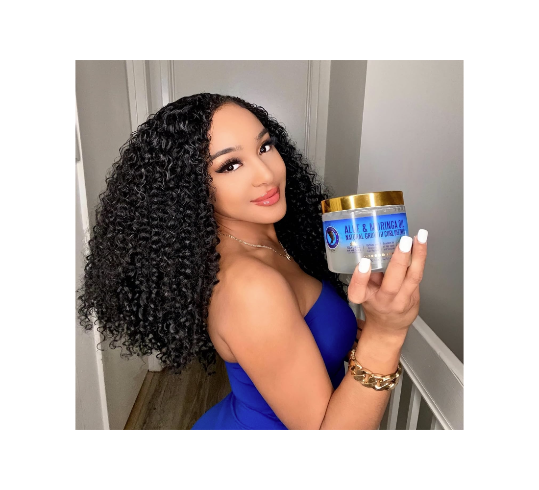 Aloe & Moringa Oil Natural Growth Curl Definer (8 OZ) by