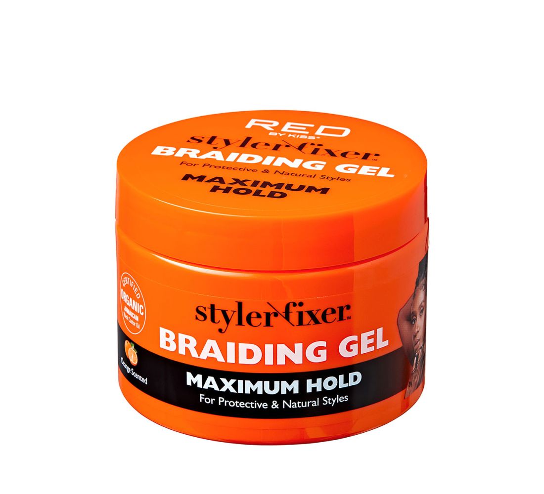 Red by Kiss Styler Fixer Braiding Gel Maximum Hold (6 oz) SBM01