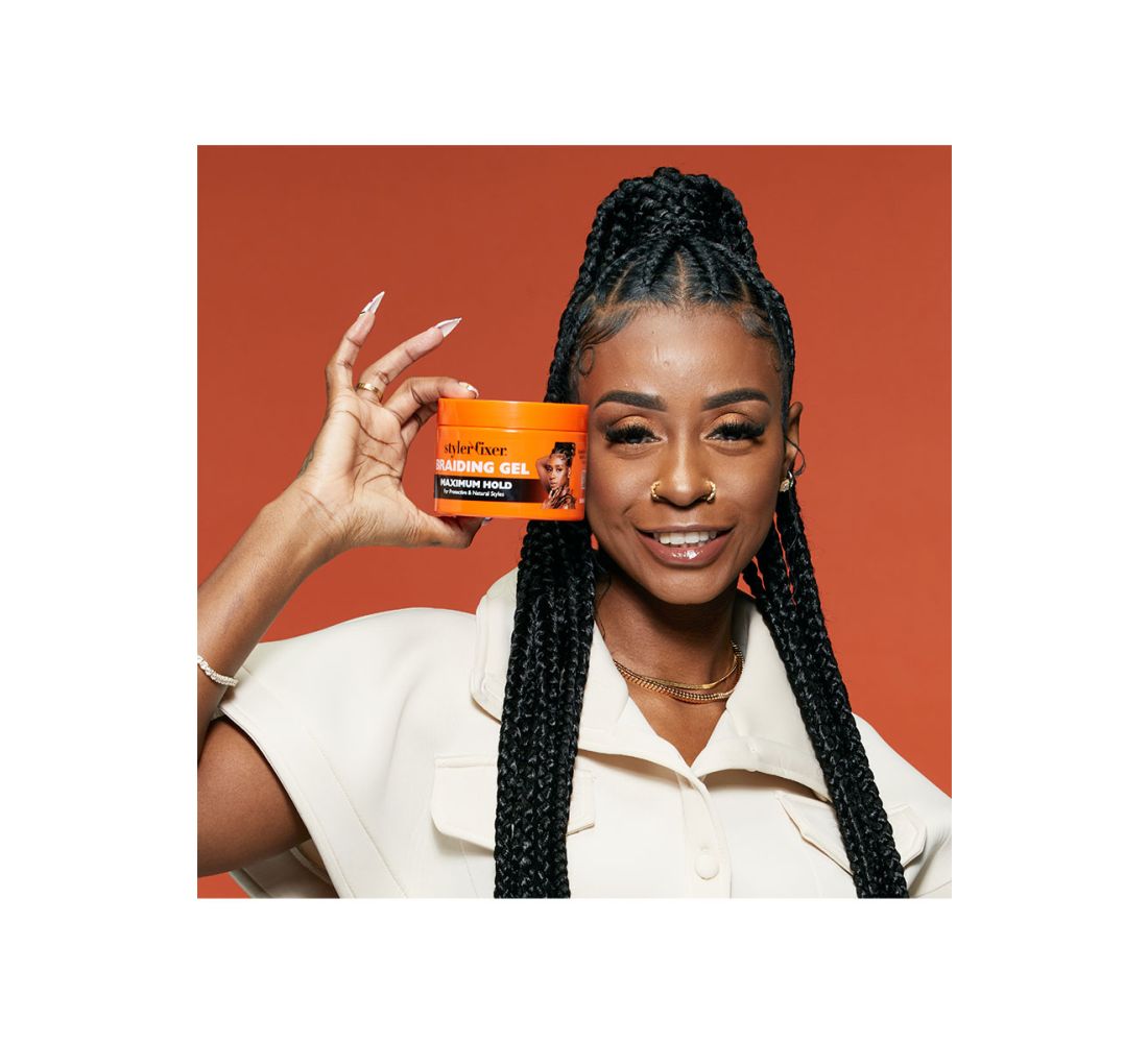 Red by Kiss Styler Fixer Braiding Gel Maximum Hold (6 oz) SBM01