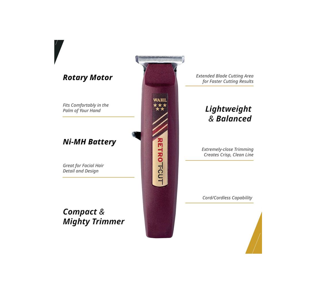 Professional Five Star Series Retro T-Cut Trimmer by WAHL WA8412