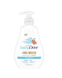 Baby Dove Sensitive Skin Care Hypoallergenic Lotion Rich Moisture (13oz)