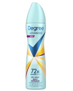 Degree Advanced 72H Motionsense Dry Spray Sexy Intrigue Antiperspirant Deodorant 3.8oz